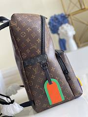 Louis Vuitton Discovery Backpack Signature Brown M57965 37x40x20cm - 6