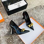 Versace Medusa Chain Pumps Black - 1