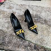 Versace Medusa Chain Pumps Black - 6