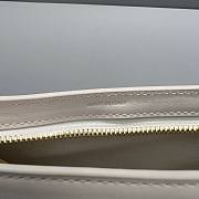 Celine Cuir Triomphe Shoulder Bag In Leather White 198153 24x13x5cm - 4