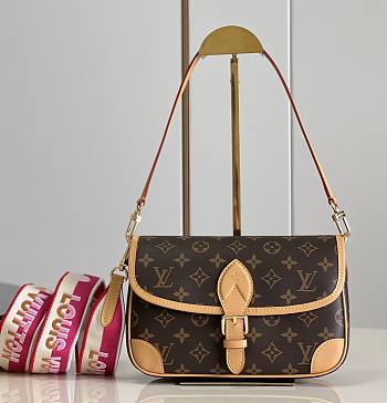 Louis Vuitton Diane Monogram Canvas Pink M46049 25×9×15cm