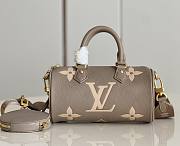 Louis Vuitton Papillon BB Monogram Leather Beige M46031 20x10x10cm - 1