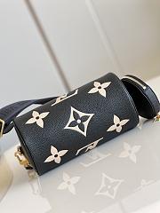 Louis Vuitton Papillon BB Monogram Leather Black M45980 20x10x10cm - 4