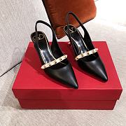 Valentino Garavani Rockstud Pumps Black/White WW2S0 70mm - 5