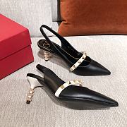 Valentino Garavani Rockstud Pumps Black/White WW2S0 70mm - 6