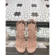 Valentino Garavani Ankle Strap Wedge Poudre 1W2S0F95 95mm - 6