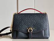 Louis Vuitton Blanche BB Monogram Empreinte Leather Marine Rouge M43781 22x16x7cm - 1