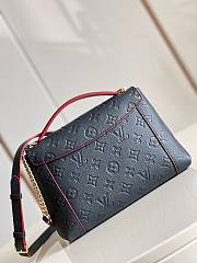 Louis Vuitton Blanche BB Monogram Empreinte Leather Marine Rouge M43781 22x16x7cm - 3