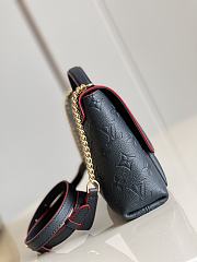 Louis Vuitton Blanche BB Monogram Empreinte Leather Marine Rouge M43781 22x16x7cm - 4