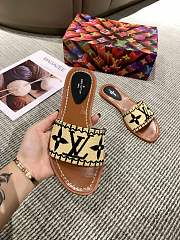 Louis Vuitton Raffia Slide Black - 2