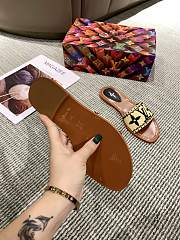 Louis Vuitton Raffia Slide Black - 4