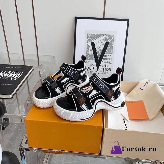 Louis Vuitton Archlight Sandal Black/White 1A7U60 - 1