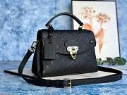 Louis Vuitton Georges BB Monogram Leather Black M53941 27.5x17x11.5cm - 1