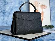 Louis Vuitton Georges BB Monogram Leather Black M53941 27.5x17x11.5cm - 5