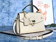 Louis Vuitton Georges BB Monogram Leather Cream M53941 27.5x17x11.5cm - 1