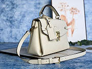 Louis Vuitton Georges BB Monogram Leather Cream M53941 27.5x17x11.5cm - 2