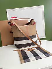 Burberry Bucket Bag Brown Strap 25x34x19cm - 6