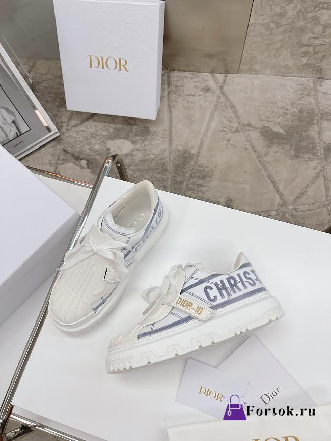 Dior ID Sneaker White/French Blue S93B - 1