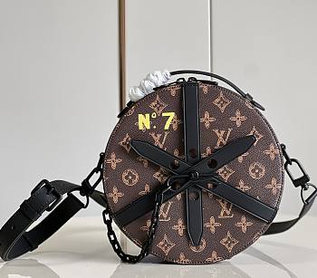 Louis Vuitton Wheel Box Monogram Canvas Brown M59706 23x23x8cm