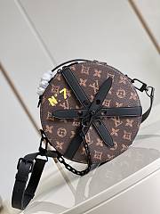 Louis Vuitton Wheel Box Monogram Canvas Brown M59706 23x23x8cm