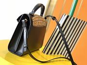 Ysl Mini Cassandra Leather/Raffia Shoulder Bag 20x16x7.5cm - 6