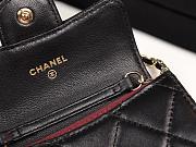 Chanel Mini Coin Case Chain Lambskin Golden-Metal A81465 8×12×2.5cm - 3