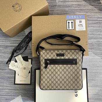 Gucci GG Supreme Canvas Messenger 406374 28.5x27x3cm