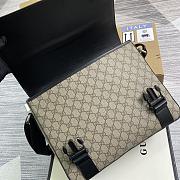 Gucci Signature Canvas Messenger Beige 406367 34x25x10cm - 3