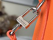 Louis Vuitton Keepall XS Aerogram Leather Orange M81004 21x12x9cm - 6