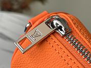 Louis Vuitton Keepall XS Aerogram Leather Orange M81004 21x12x9cm - 5