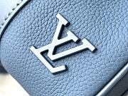 Louis Vuitton Keepall XS Aerogram Leather Blue M81003 21x12x9cm - 2