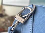 Louis Vuitton Keepall XS Aerogram Leather Blue M81003 21x12x9cm - 6
