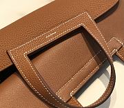 Hermes Mini Halzan Tan 22cm - 2