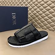 Dior Alpha Sandals Black Dior Oblique 3SA081 - 3