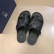 Dior Alpha Sandals Black Dior Oblique 3SA081 - 4