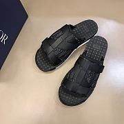 Dior Alpha Sandals Black Dior Oblique 3SA081 - 5