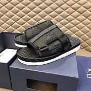 Dior Alpha Sandals Black Dior Oblique 3SA081 - 6