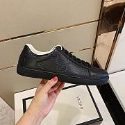 Gucci Men's Ace GG Embossed Sneaker Black 625787  - 2