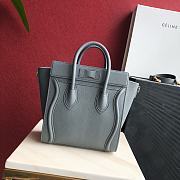 Celine Nano Luggage Gray 20x20x10cm - 6