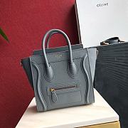 Celine Nano Luggage Gray 20x20x10cm - 5