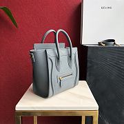 Celine Nano Luggage Gray 20x20x10cm - 4