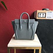 Celine Nano Luggage Gray 20x20x10cm - 2