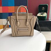 Celine Nano Luggage Light Beige 20x20x10cm - 1