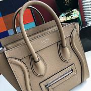 Celine Nano Luggage Light Beige 20x20x10cm - 4