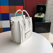 Celine Nano Luggage White 20x20x10cm - 3