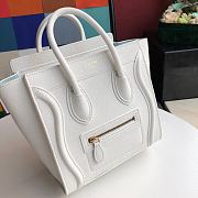 Celine Nano Luggage White 20x20x10cm - 2