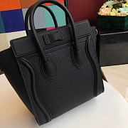 Celine Nano Luggage Black 20x20x10cm - 5