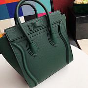 Celine Nano Luggage Green 20x20x10cm - 5