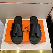 Hermes Slippers Men Black  - 6