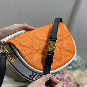 Dior Small Vibe Hobo Bag Lambskin Orange M7200 20×15×7cm - 5